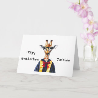 Cartão Formatura Girafa Cufe Personalizada