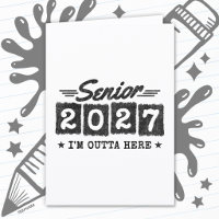 Formatura Outta Here Retro Turma de 2027
