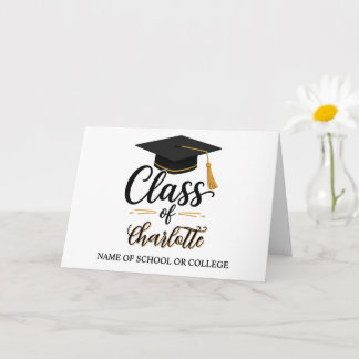 Cartão Formatura Personalizada – Parabéns Graduado Nome