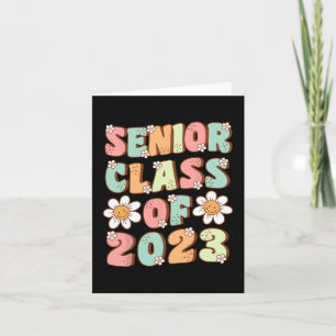 Cartão Formatura Sênior Fofa e Groovy Turma de 2023 