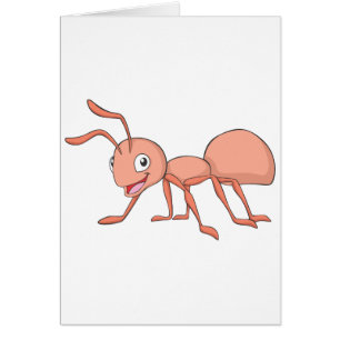 Cartão Formiga feliz