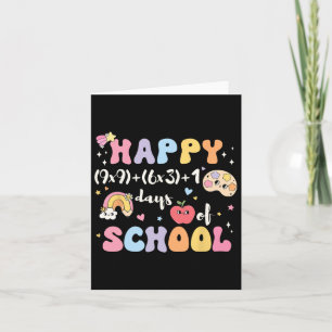 Cartão Fórmula De Matemática Para 100 Dias Engraçada, 100