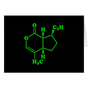 Cartão Fórmula Química Molecular de Nepetalactona de Ca
