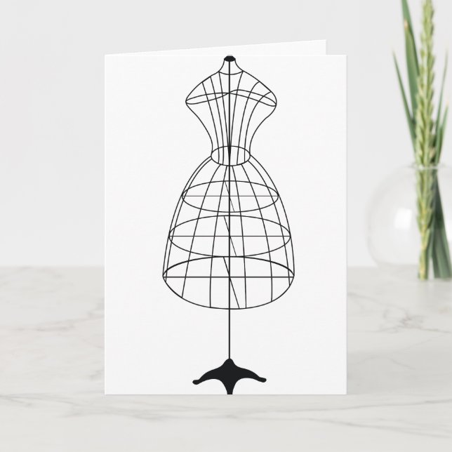 Cartão Formulário de vestimenta (Frente)