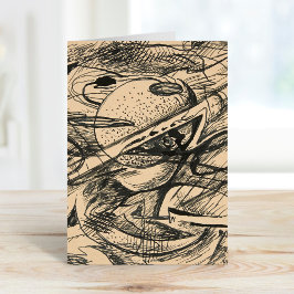 Cartão Formulários abstrato | Rudolf Bauer