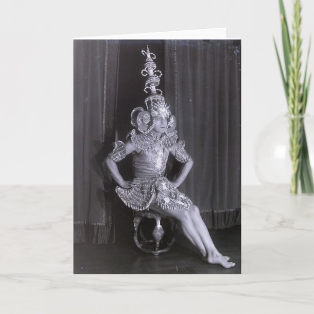 Cartão Fornalha de harry 1920 em deco de arte de fantasia (Frente)