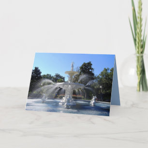 Cartão Forsyth Park Fountain, Savannah, Georgia, Card