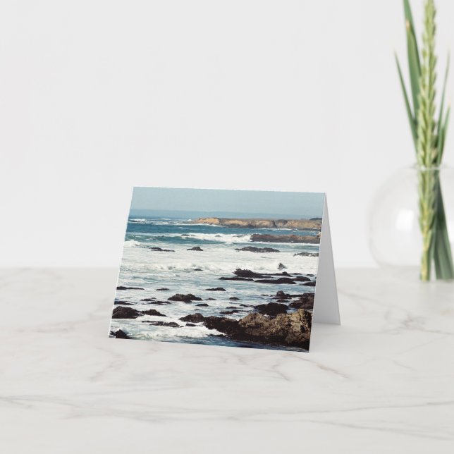 Cartão Fort Bragg, costa da Califórnia....... (Frente)