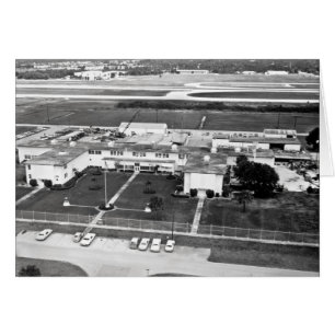 Cartão Fort Lauderdale aeronaval da estação nos anos 50