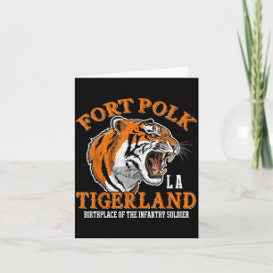 Cartão Fort polk tigerland veterano da guerra do vietnã i