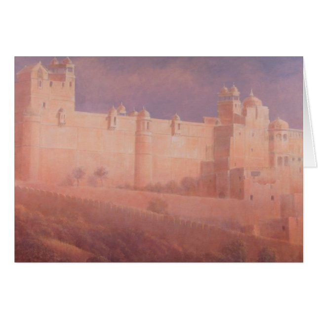 Cartão Forte ambarino Jaipur (Frente Horizontal)