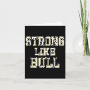 Cartão Forte Como A Bull Bodybuilding E A Erga De Energia