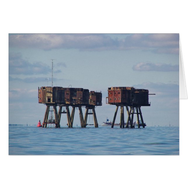 Cartão Fortes No Estuário Do Tamisa (Frente Horizontal)