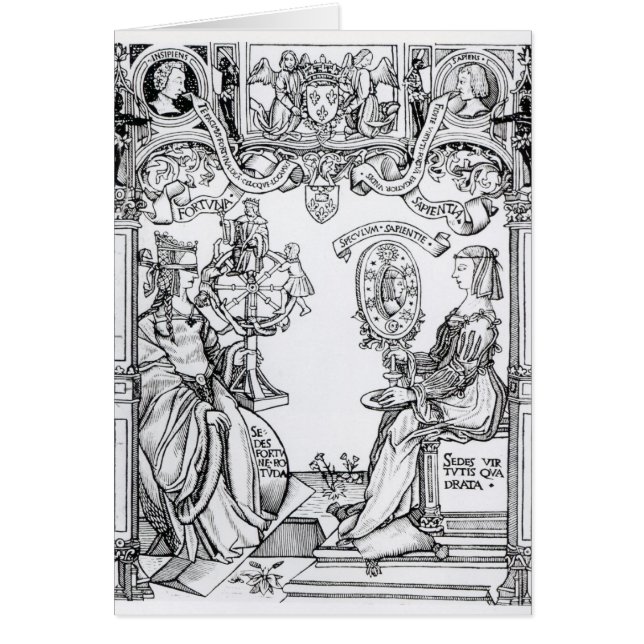 Cartão Fortuna e sabedoria (Frente)