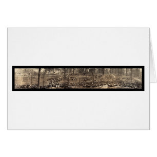 Cartão Foto 1913 dos estudantes universitários de Indiana