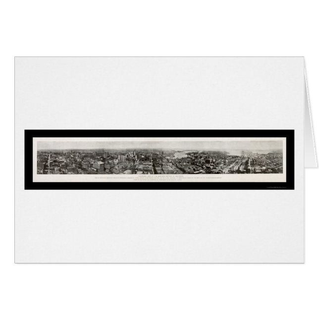 Cartão Foto 1914 da DM de Baltimore do negócio (Frente Horizontal)