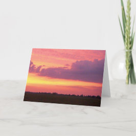 Cartão Foto 2004 do por do sol pela marca Edward