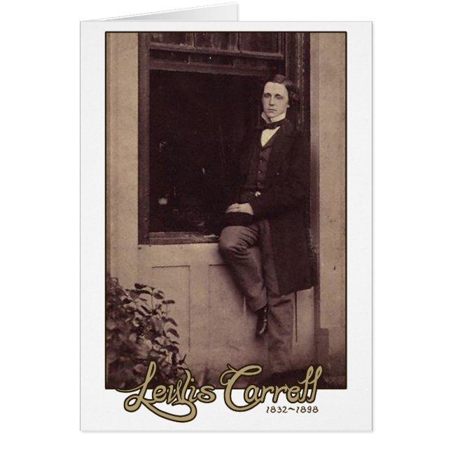 Cartão Foto 2 de Lewis Carroll (Frente)