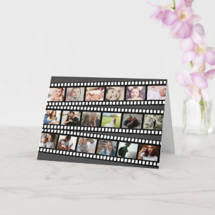 Cartão Foto Collage Film Strip Personalizada DIY Personal