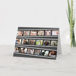 Cartão Foto Collage Film Strip Personalizada DIY Personal