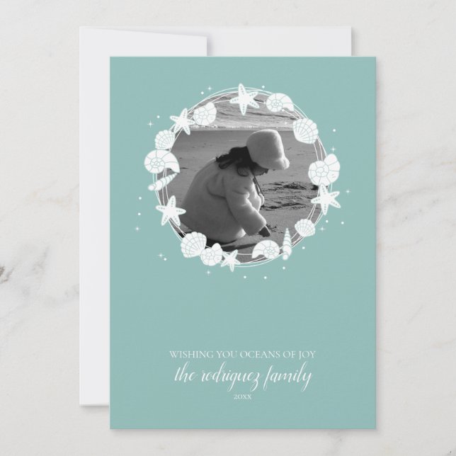 Cartão Foto da Frota de Natal da Coastal Shell (Frente)