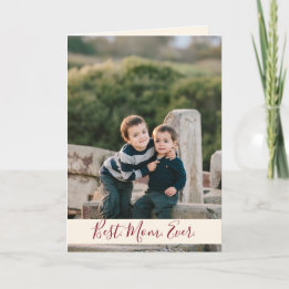 Cartão Foto da Melhor Mãe Nunca