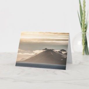 Cartão Foto da Paisagem de Svalbard
