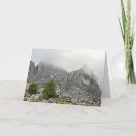 Cartão Foto da paisagem do Tirol do Sul