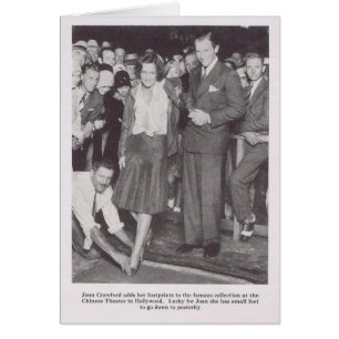 Cartão Foto da revista Joan Crawford Chinese Theater 1930