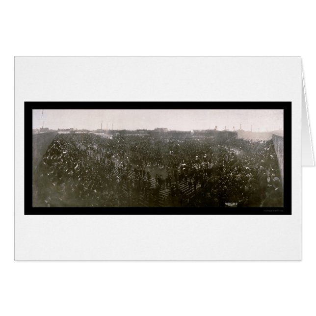 Cartão Foto da série Cubs Sox 1906 (Frente Horizontal)