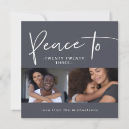 Cartão Foto de 223 anos de paz