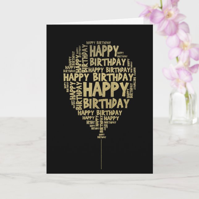 Cartão Foto de aniversário (Orquídea)