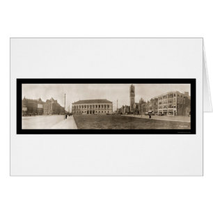 Cartão Foto de Boston na Praça Copley 1910