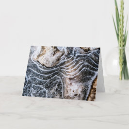 Cartão Foto de cristal de gelo