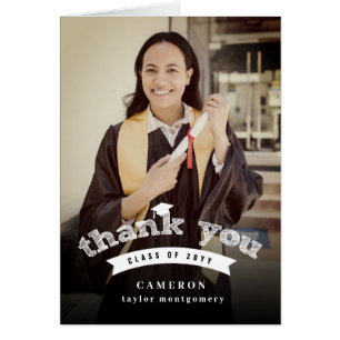 Cartão Foto de Graduação do Chapéu de Formatura com Esboç