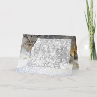 Cartão Foto de inverno