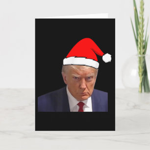 Cartão Foto de Mugshot Trump - Foto de Presídio Engraçada