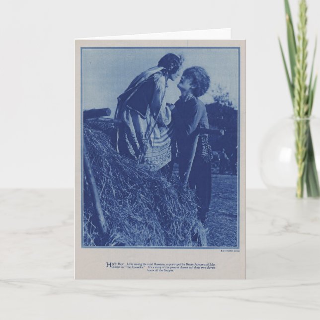 Cartão Foto de produção de John Gilbert Renee Adoree 1928 (Frente)