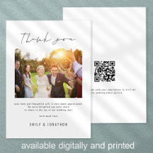 Foto de Script Informal Código QR Casamento Obriga