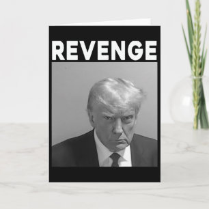 Cartão Foto de Trump Preso - Vingança - trump 2025 - Pro