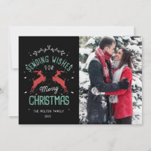 Foto decorativa de natal Vintage feliz