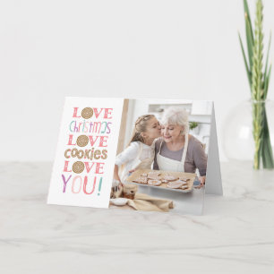 Cartão Foto divertida da família de Natal