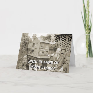 CARTÃO FOTO DO HUGE DOLLHOUSE 1890 DIVERTIDA PESSOAS DEAD