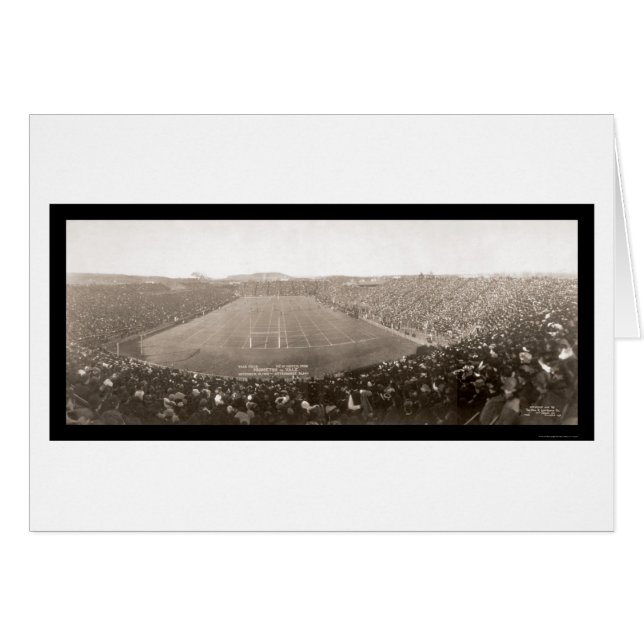 Cartão Foto do Jogo Princeton Yale 1905 (Frente Horizontal)