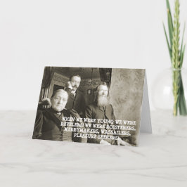 CARTÃO FOTO ENGRAÇADA DA VINTAGEM DE 1890 TRISTE PATETICA