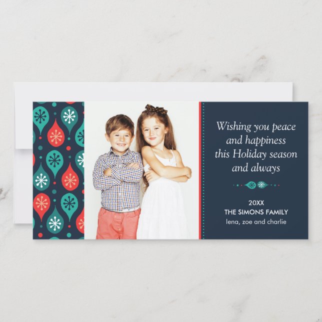 Cartão Foto Fesesescandinava de Férias Folclóricas (Frente)