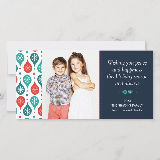 Cartão Foto Fesesescandinava de Férias Folclóricas (Frente)