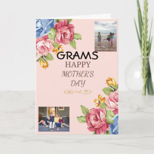 Cartão Foto Floral Dia das Mães Amor