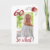 Foto Floral Engraçada Inspiradora de 60 Anos de Id
