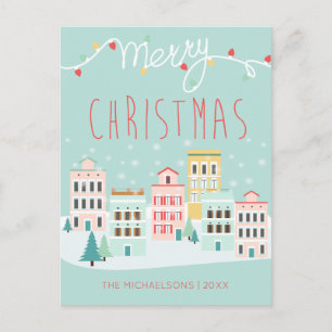 CARTÃO FOTO HOLIDAY Cena de Natal